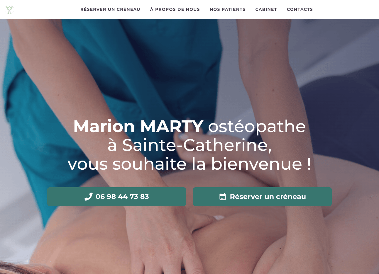 Marion MARTY Ostéopathe project image