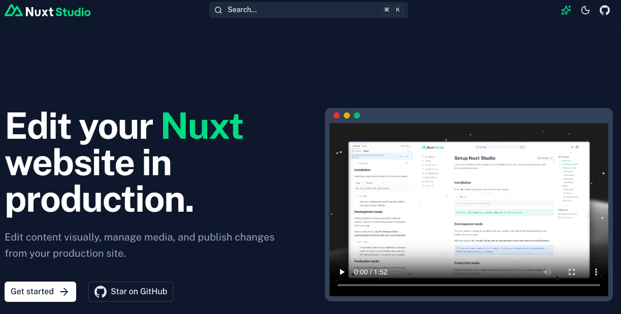 Contributeur de Nuxt Studio project image